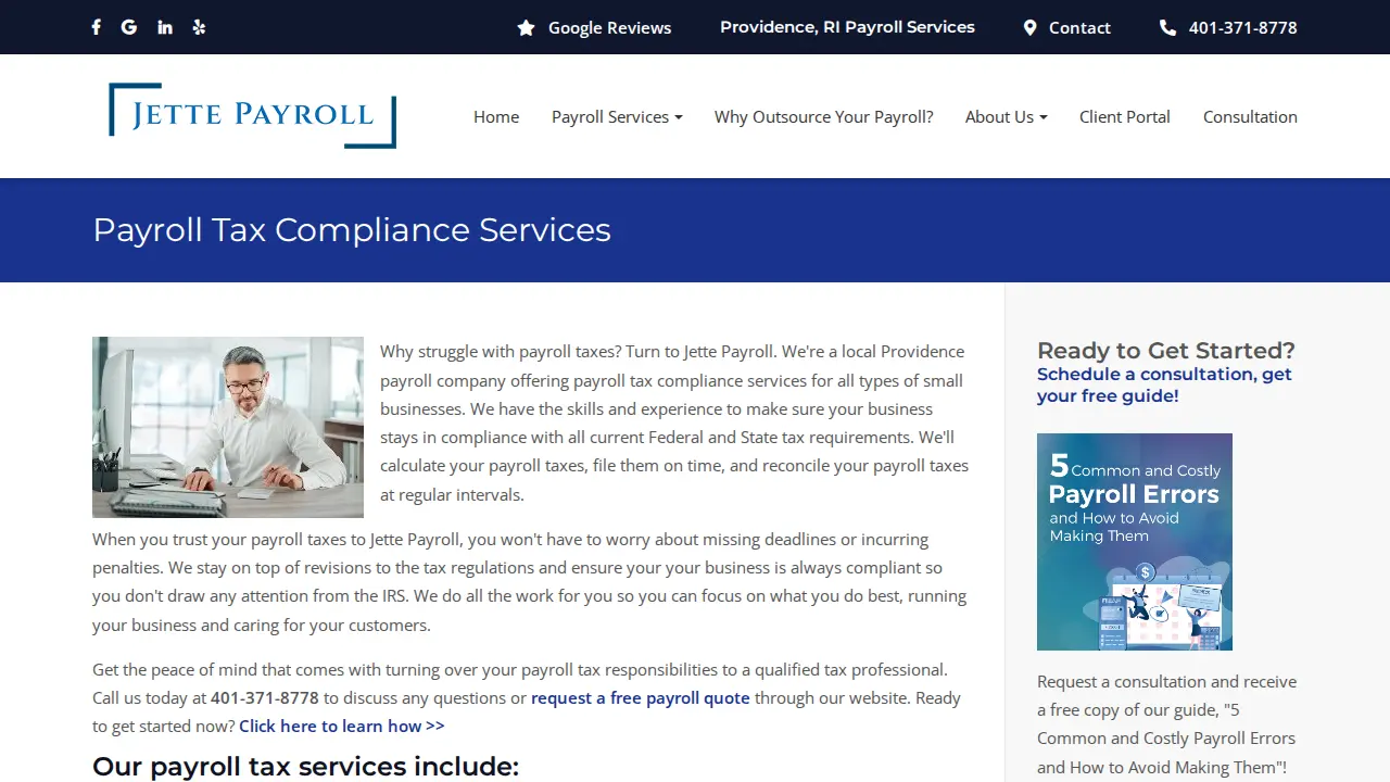JETTE PAYROLL page
