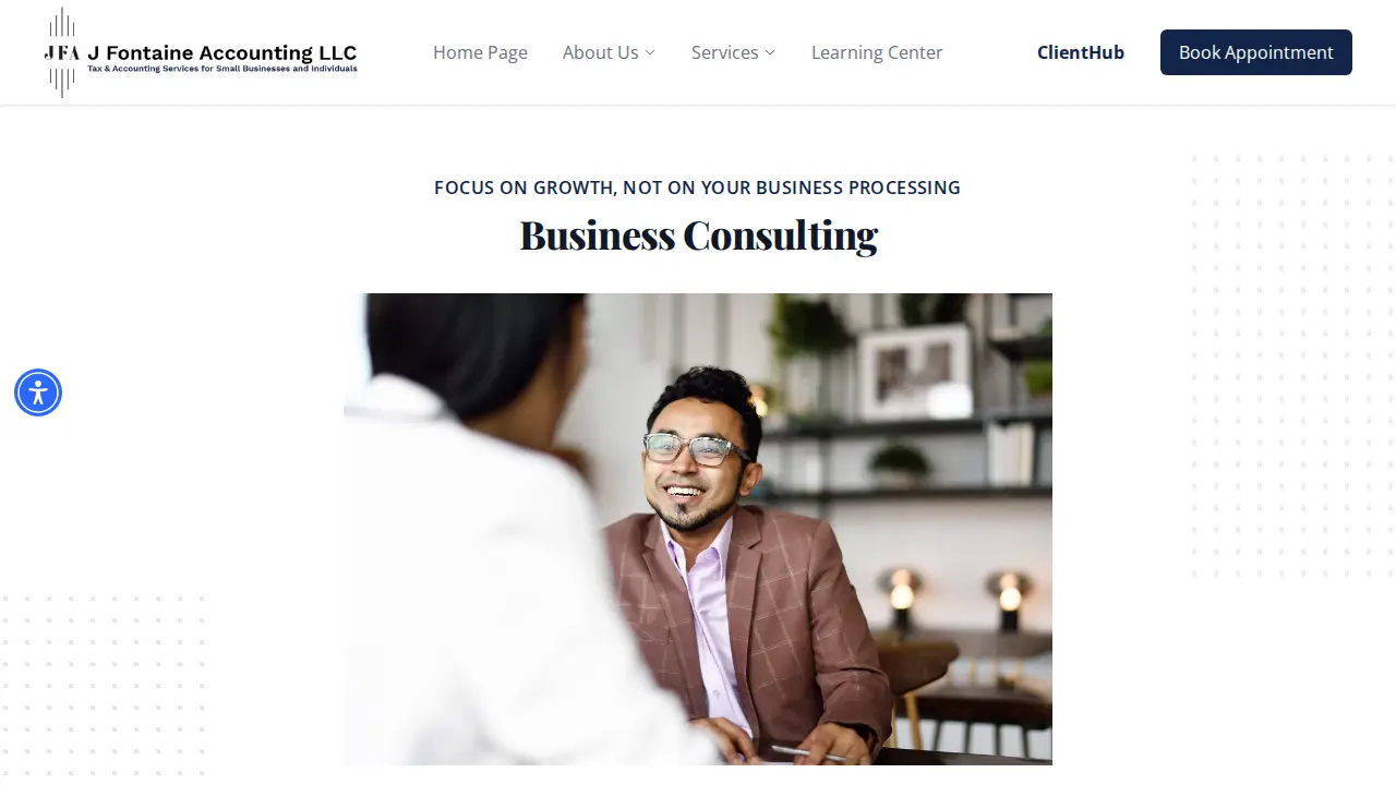 J Fontaine Accounting page