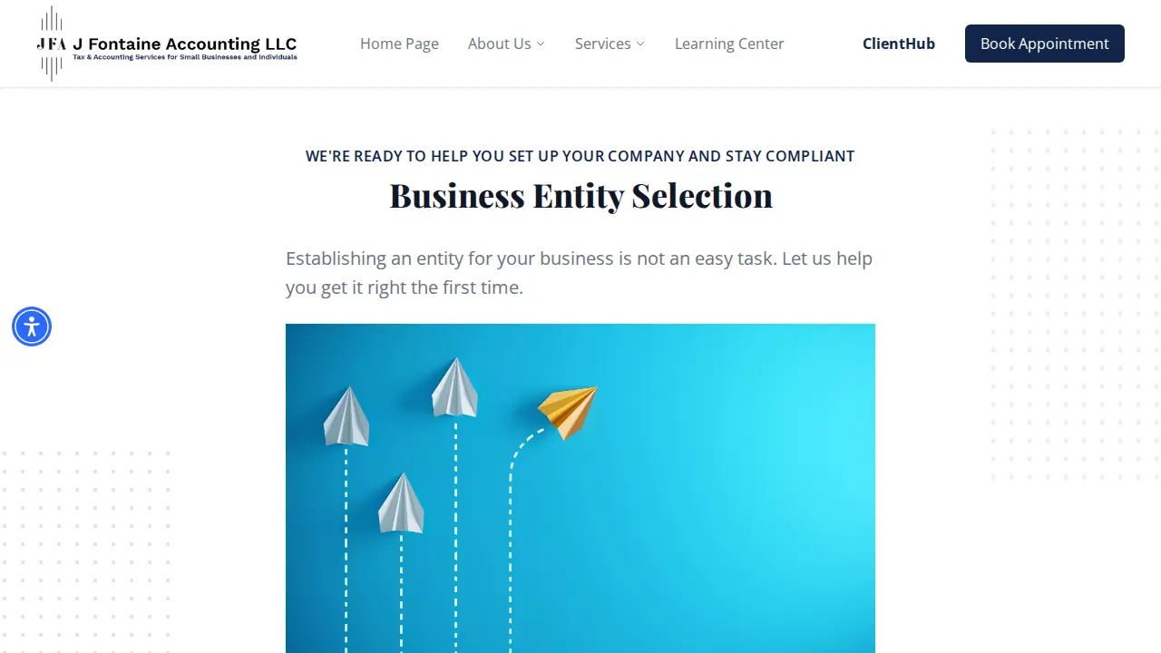 J Fontaine Accounting page