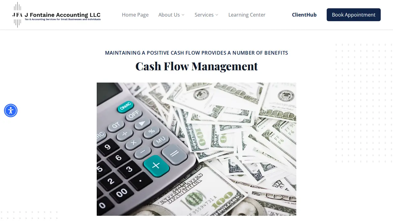 J Fontaine Accounting page