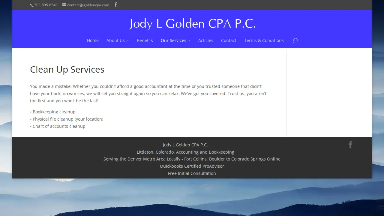 Jody L Golden CPA P.C. page