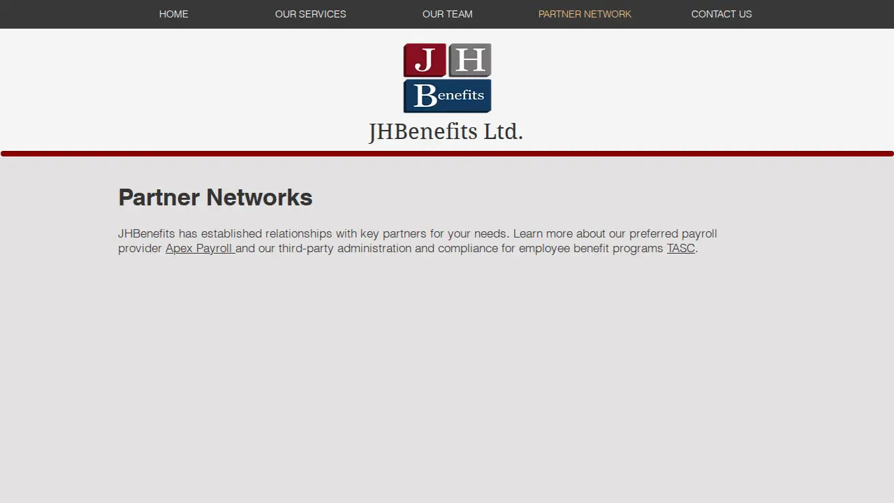 JHBenefits, LTD page