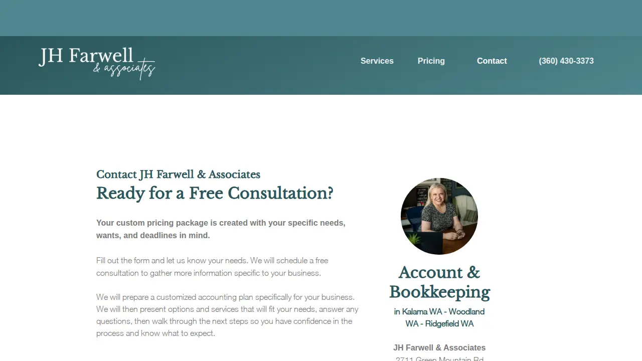 JH Farwell & Associates page