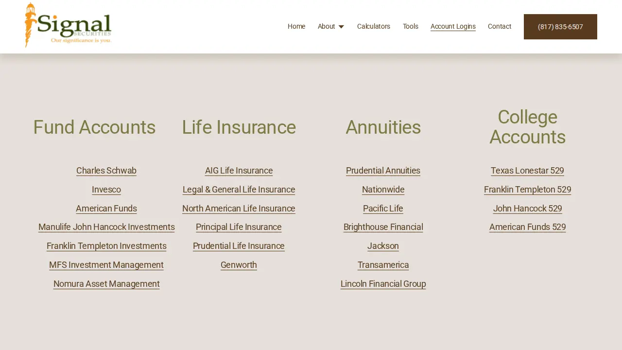 Jim Dougherty Financial Advisor with Signal Securities Inc. page