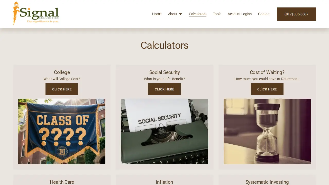 Jim Dougherty Financial Advisor with Signal Securities Inc. page