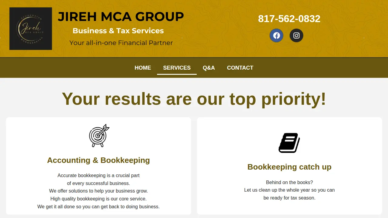 Jireh MCA Group page