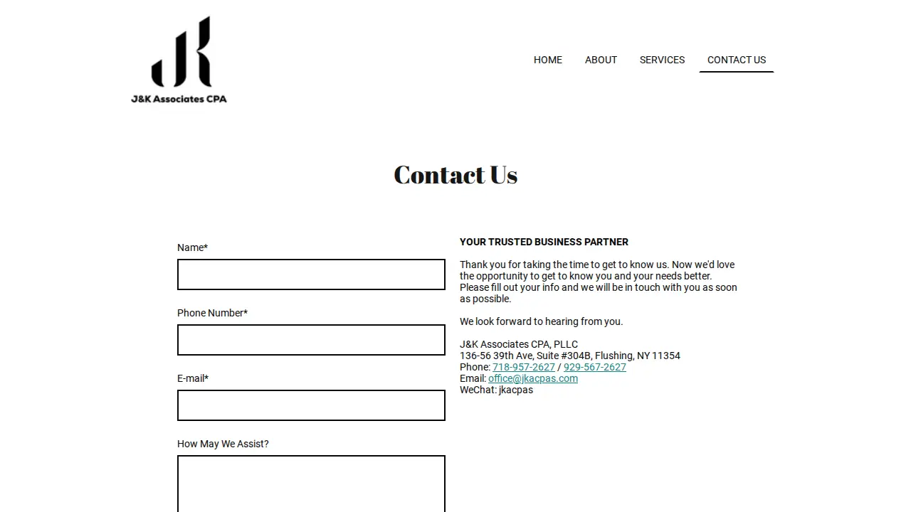 J&K Associates CPA, PLLC - J&K 註冊會計師事務所 page