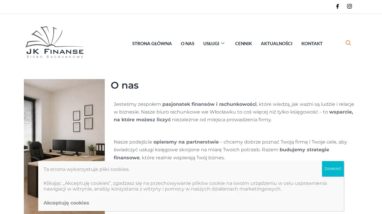 Biuro Rachunkowe Włocławek JK FINANSE page