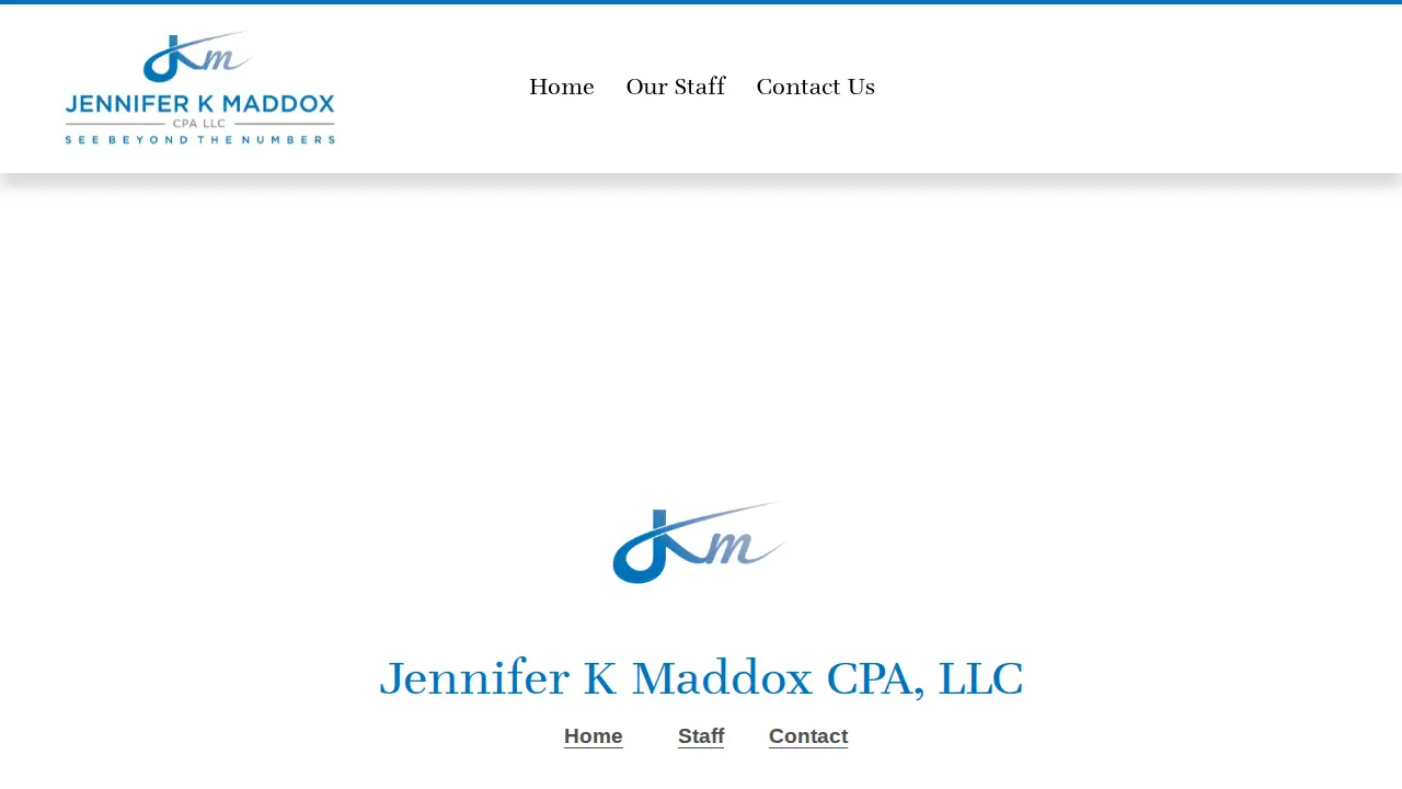 Jennifer K. Maddox C.P.A., LLC page