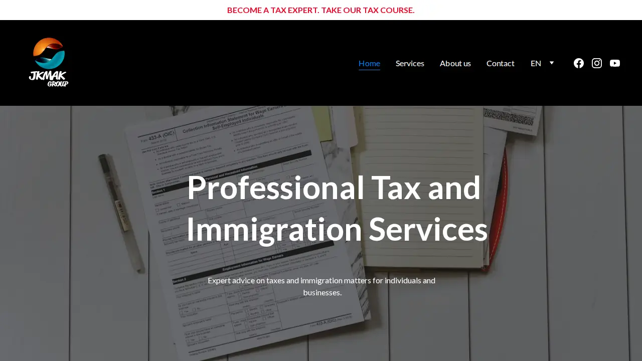 JKMAK INVESTMENT GROUP page