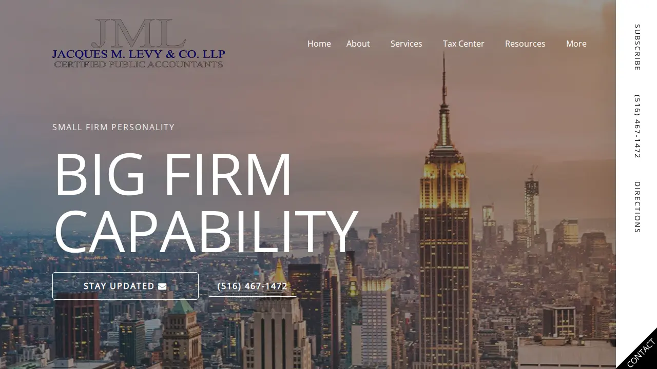 Jacques M. Levy & Co. LLP page