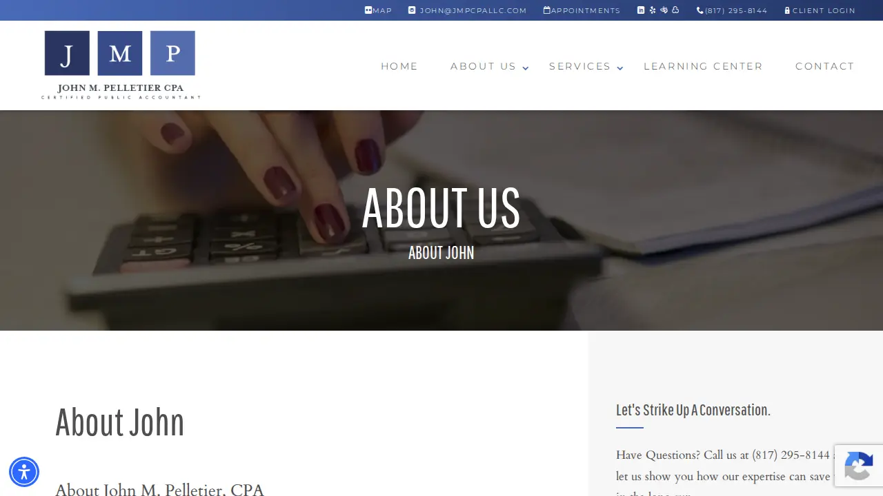 John M Pelletier, CPA page