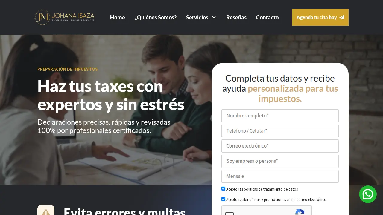 J&M TAX SERVICES page