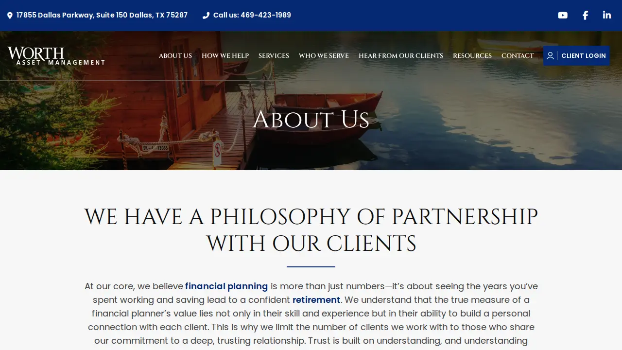 Joe Dowdall - Worth Asset Management page