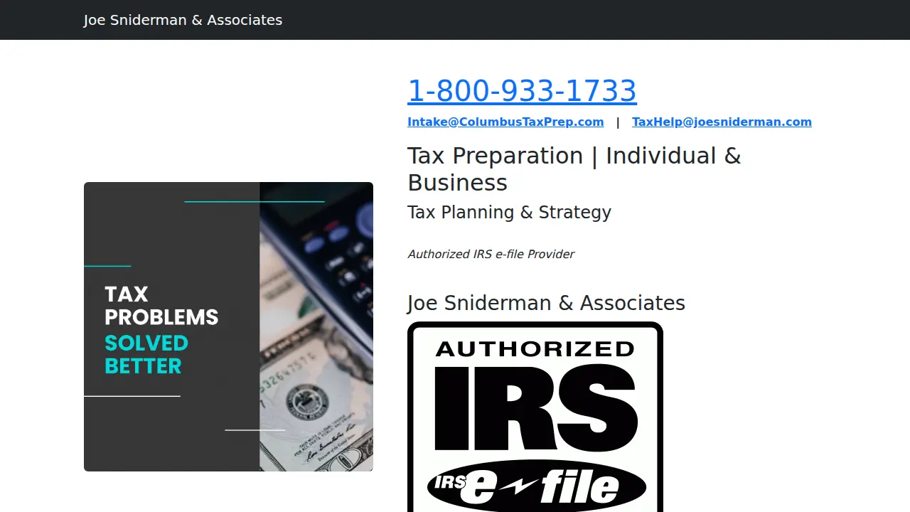 Joe Sniderman & Associates, LLC