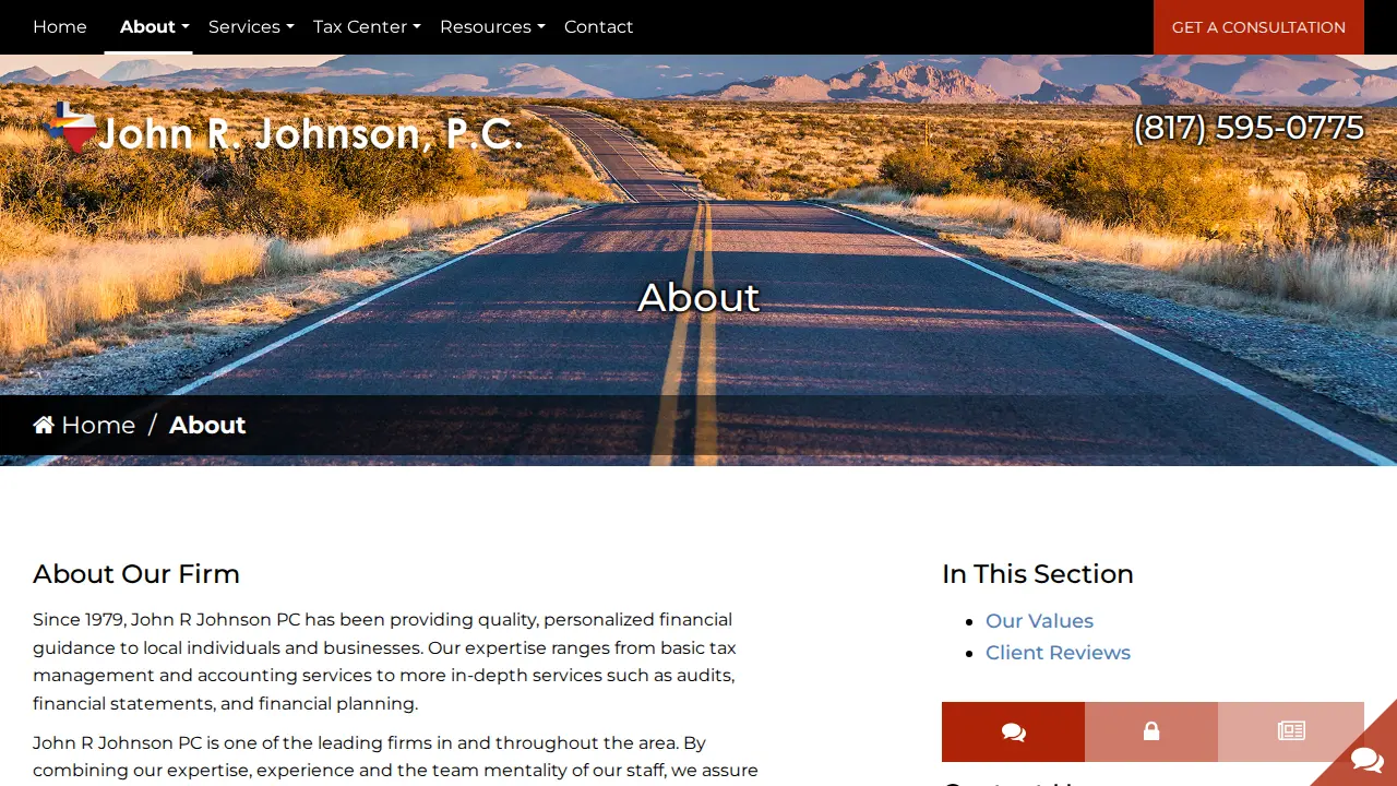 Johnson John R CPA page