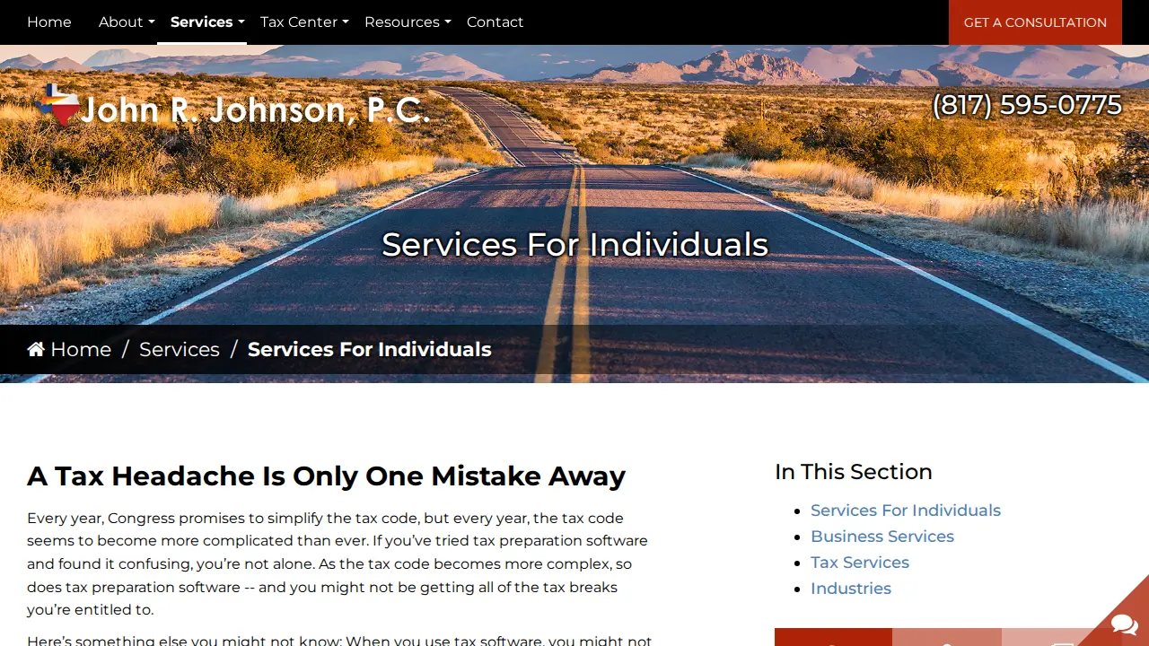 Johnson John R CPA page