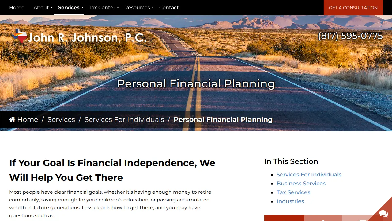 Johnson John R CPA page