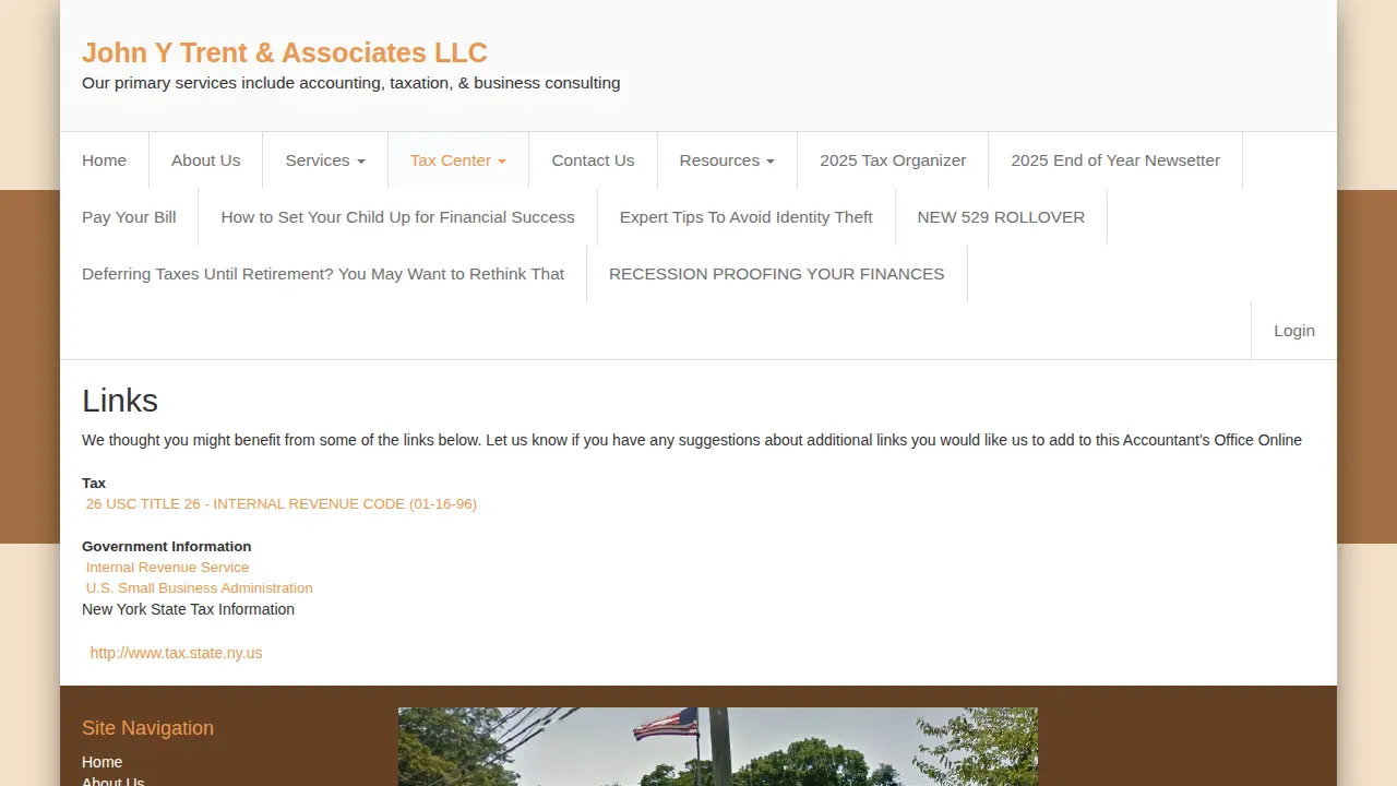 John Y Trent & Associates LLC page