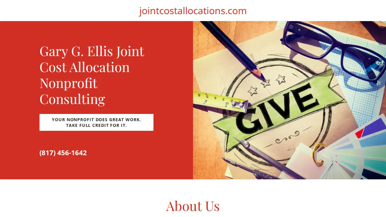 Gary G. Ellis Joint Cost Allocation Nonprofit Consulting