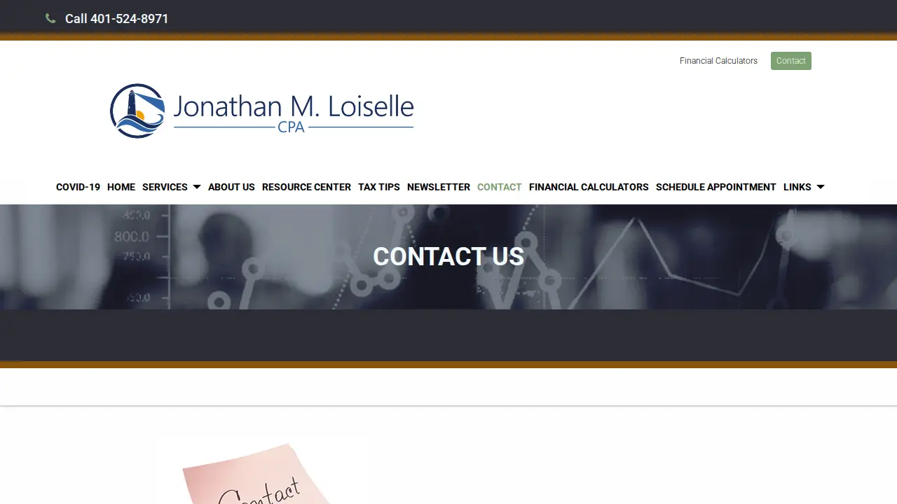 Jonathan M. Loiselle, CPA page