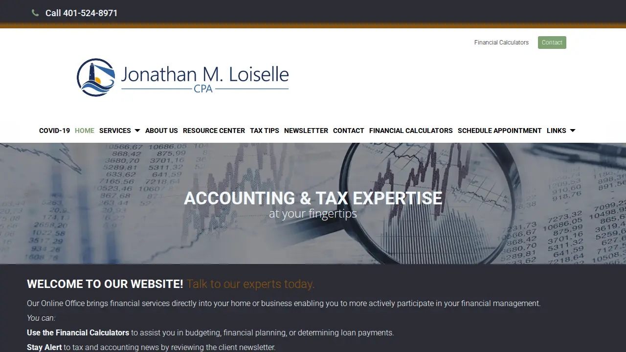 Jonathan M. Loiselle, CPA page