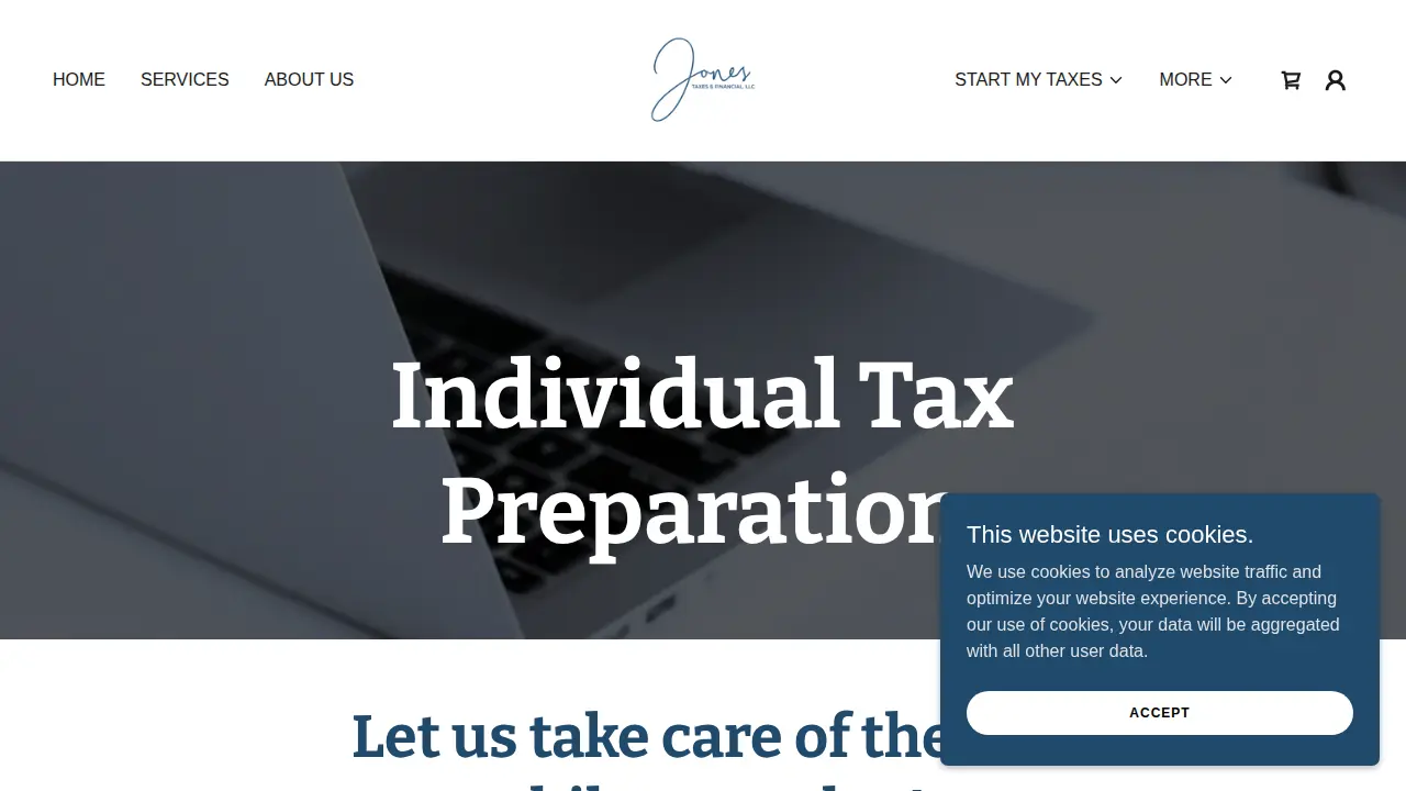 Jones Taxes & Financial Services, LLC page