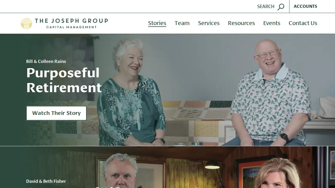 The Joseph Group Capital Management page