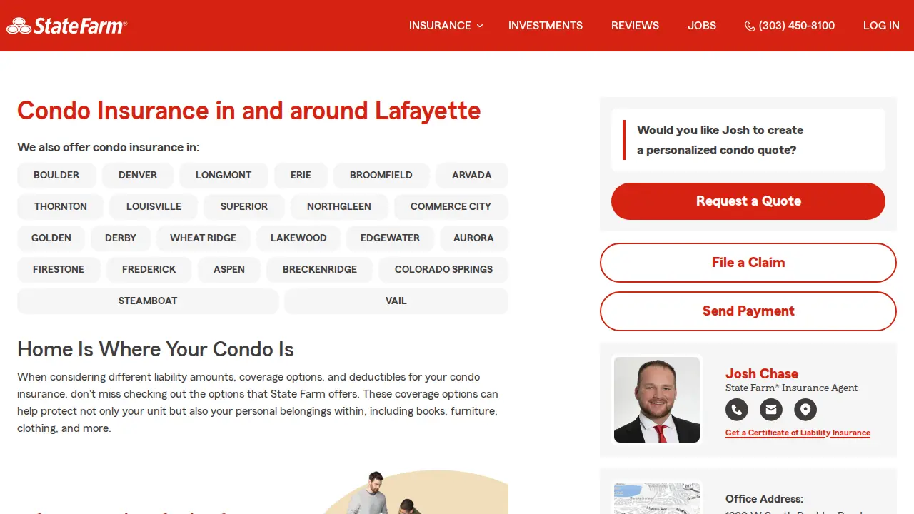Josh Chase - State Farm Insurance Agent page