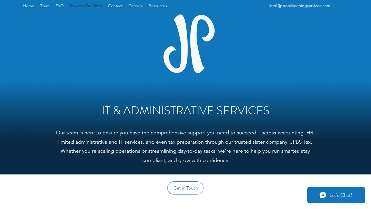 JP Bookkeeping Services Inc page