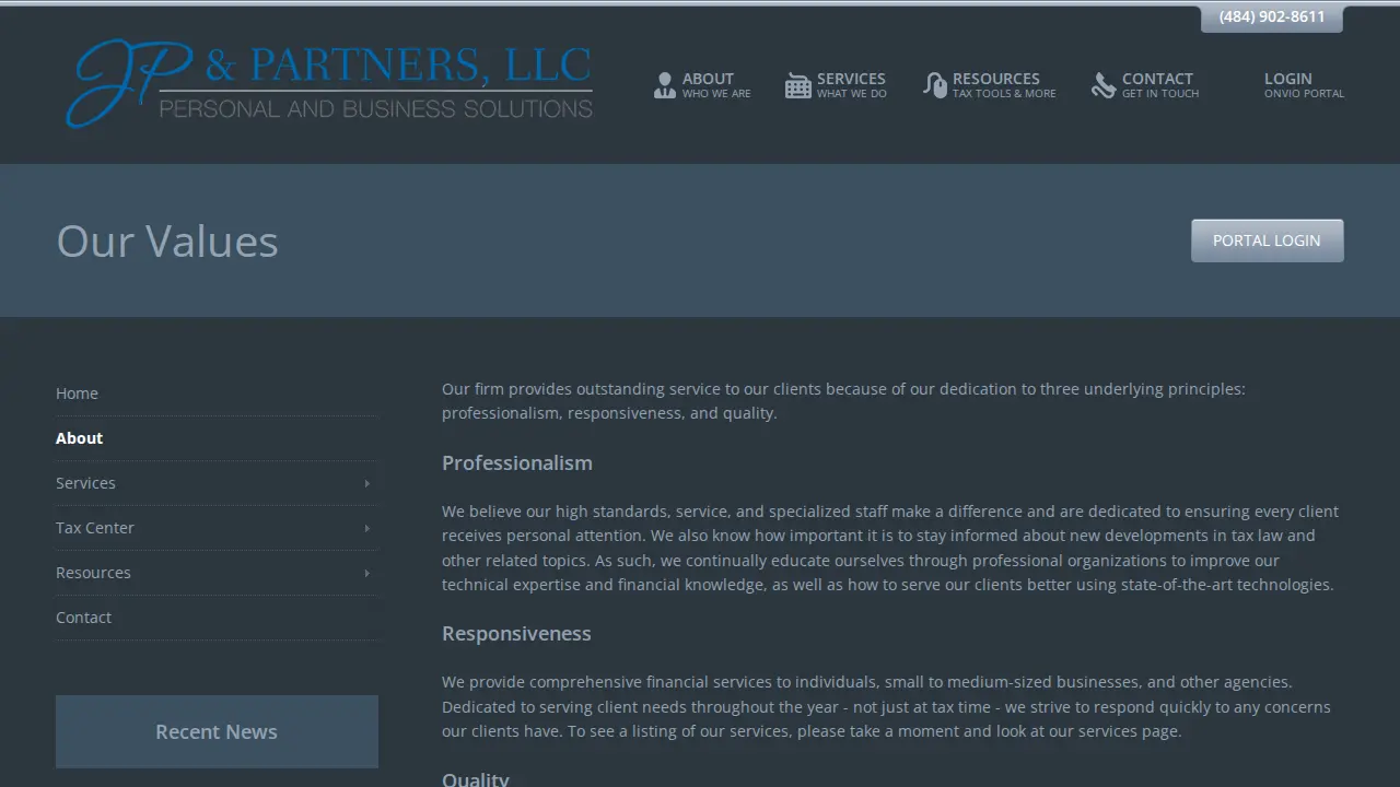 JP & Partners, LLC page