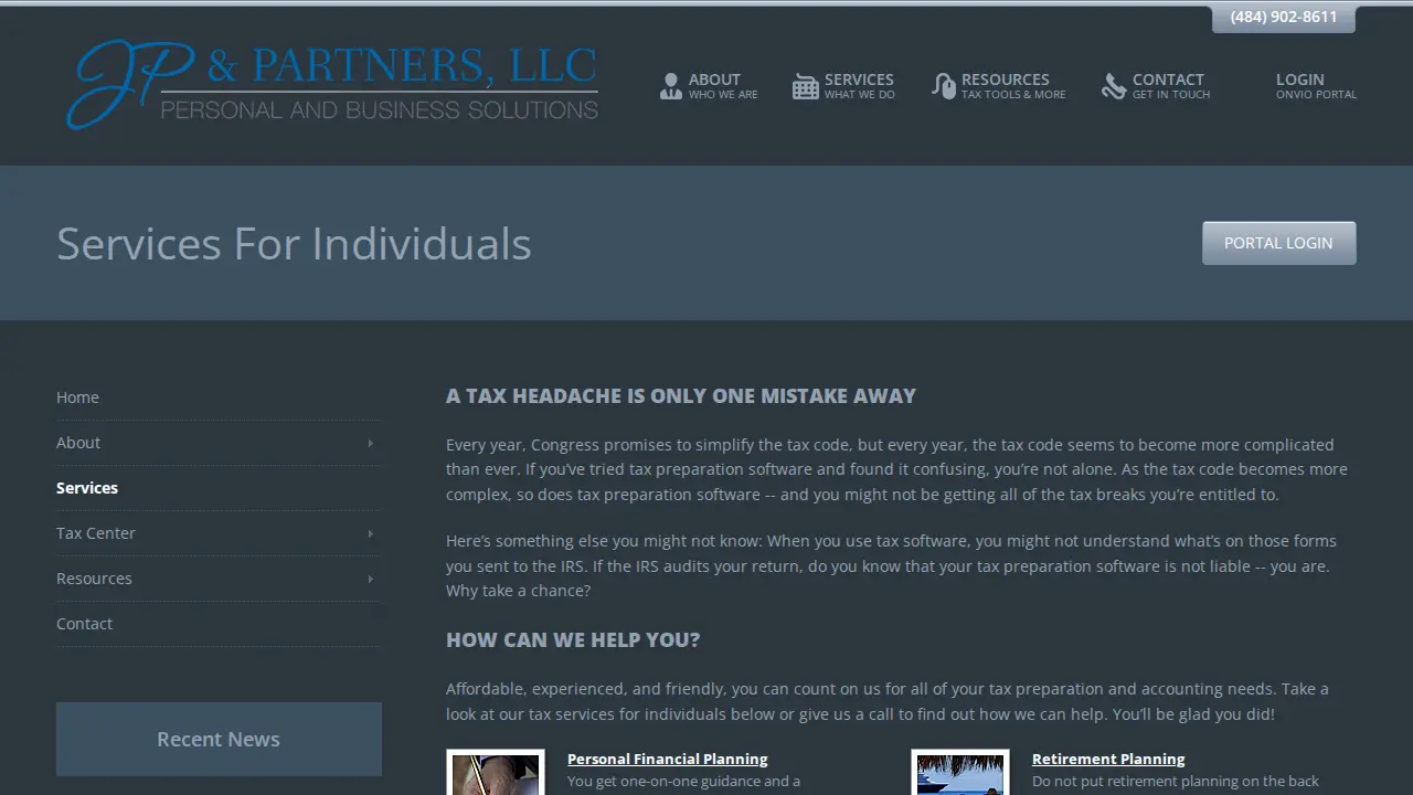 JP & Partners, LLC page