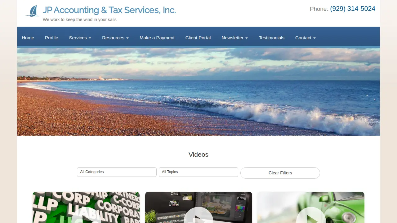 JP Accounting & Tax Services, Inc./J. Andrew Nam, CPA page