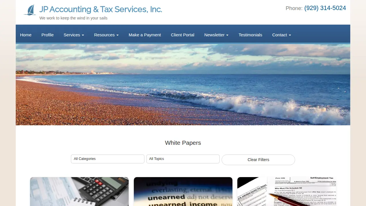JP Accounting & Tax Services, Inc./J. Andrew Nam, CPA page