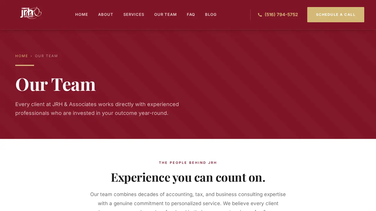 JRH & Associates, Inc. page