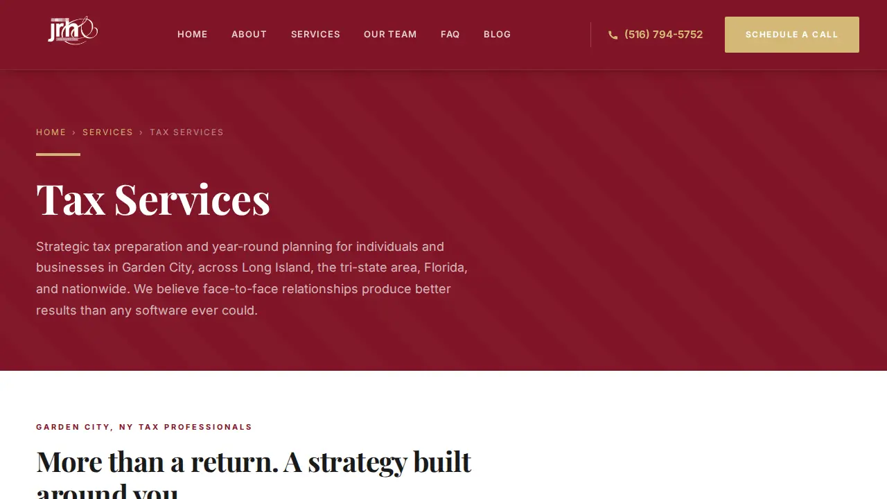 JRH & Associates, Inc. page