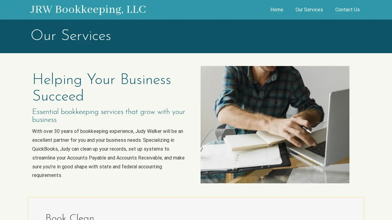 JRW Bookkeeping, LLC page