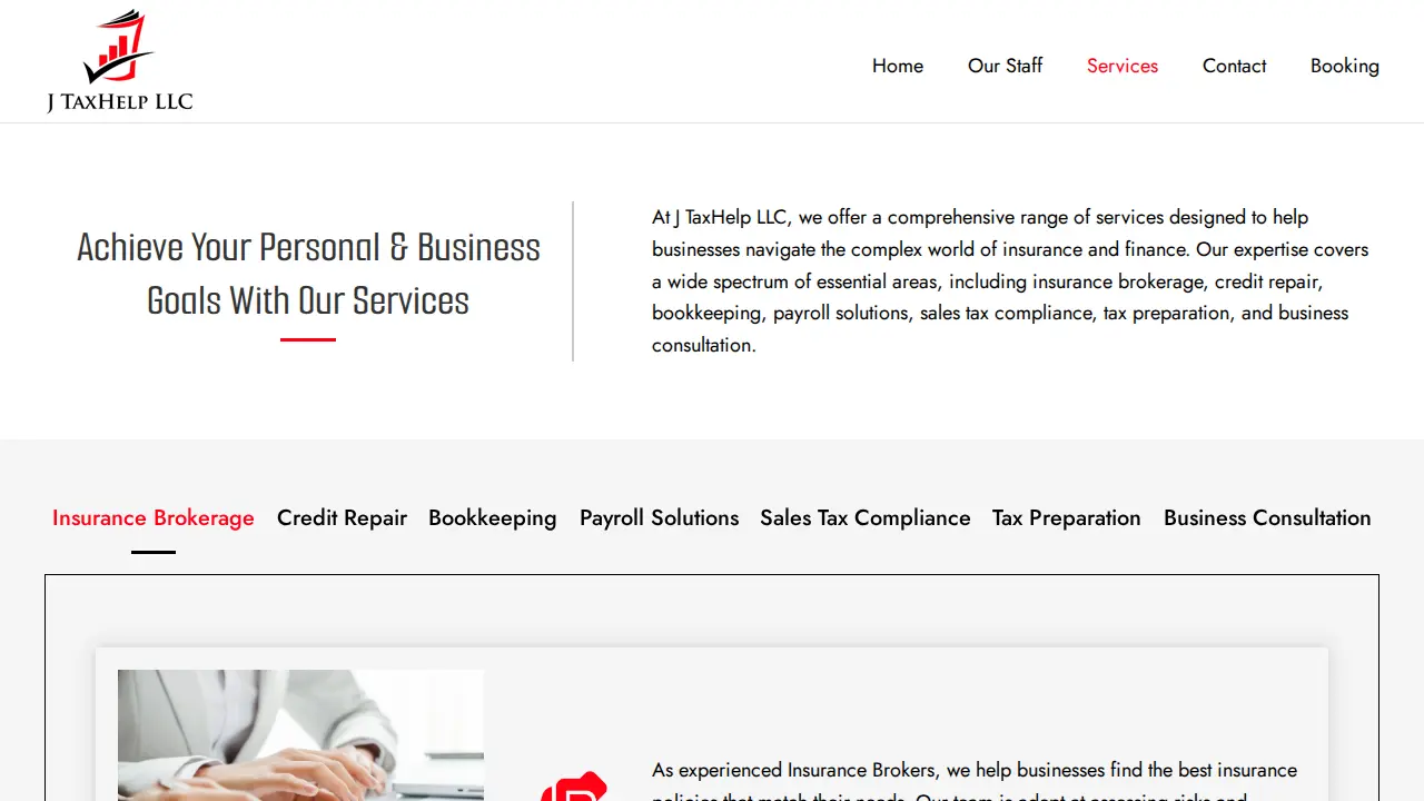 J TaxHelp LLC page