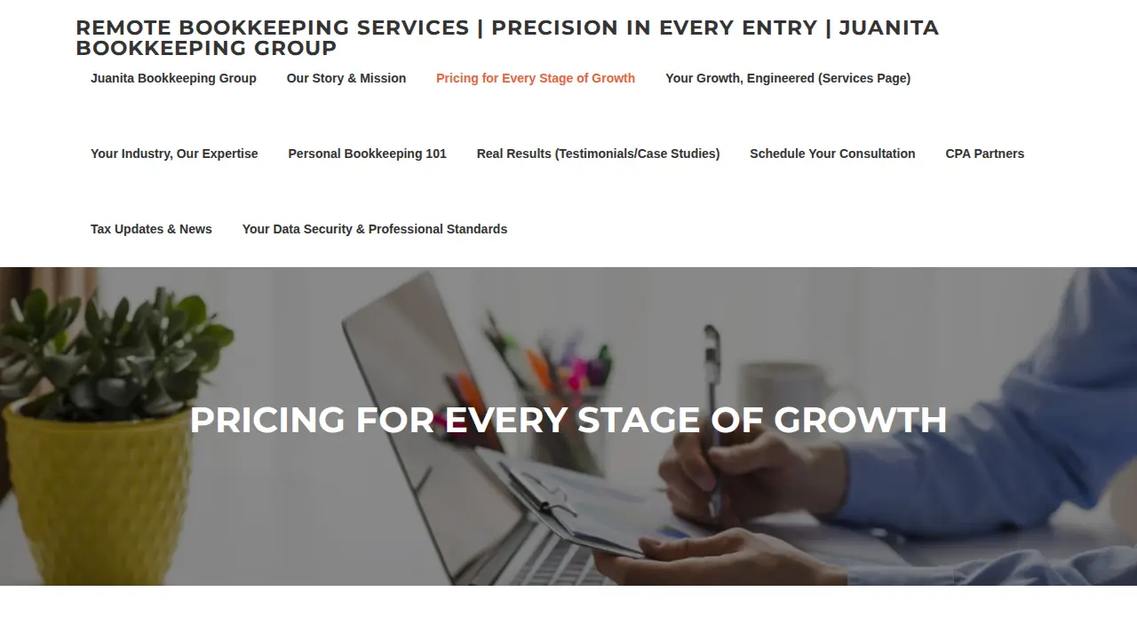 Juanita Bookkeeping Group page