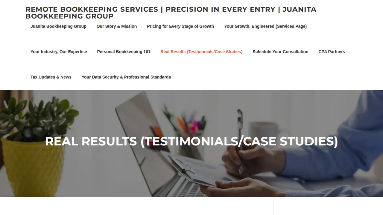 Juanita Bookkeeping Group page
