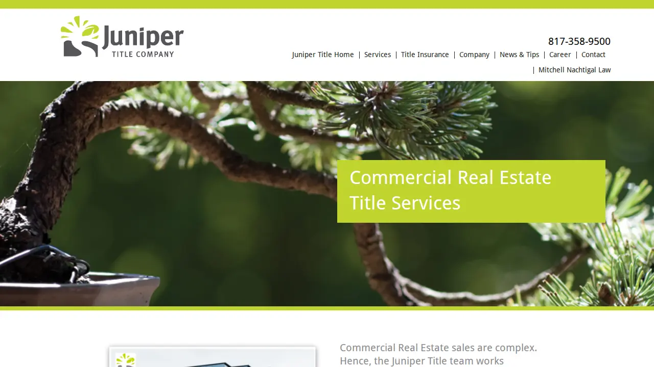 Juniper Title, Inc page