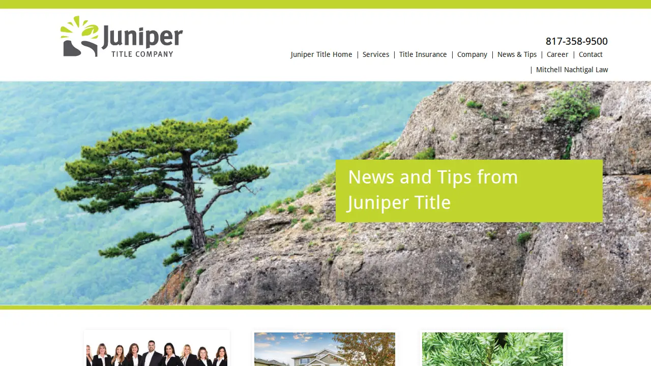 Juniper Title, Inc page