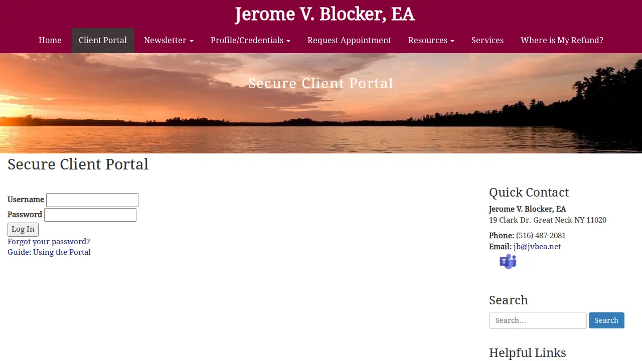 Jerome V. Blocker, EA page