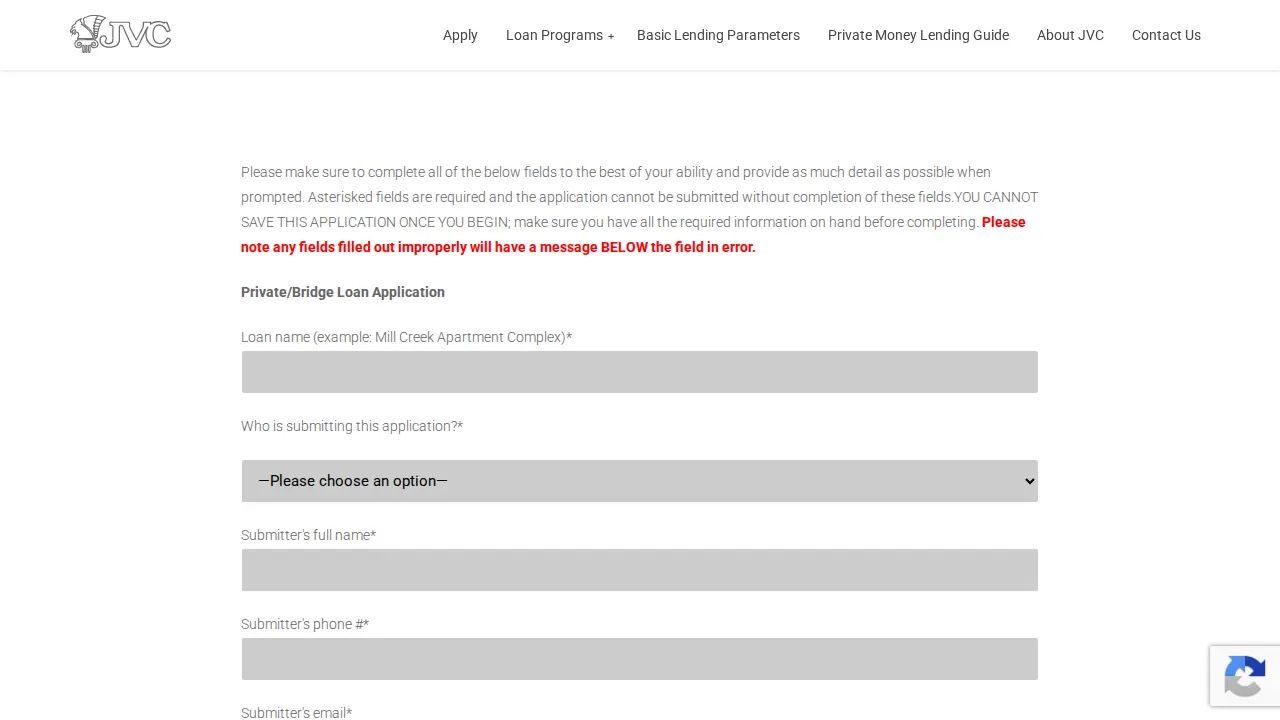 Joint Venture Capital, LLC page