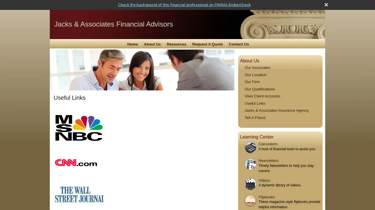 Jacks & Associates page