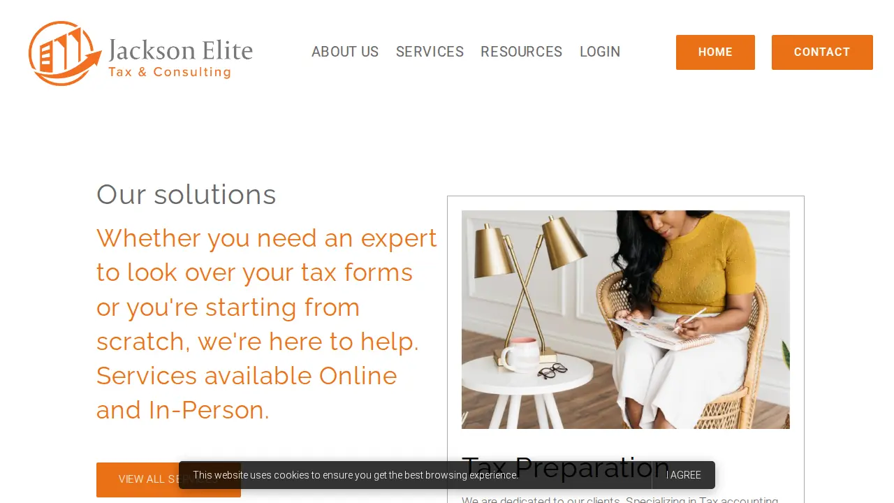 Jackson Elite Tax and Consulting page