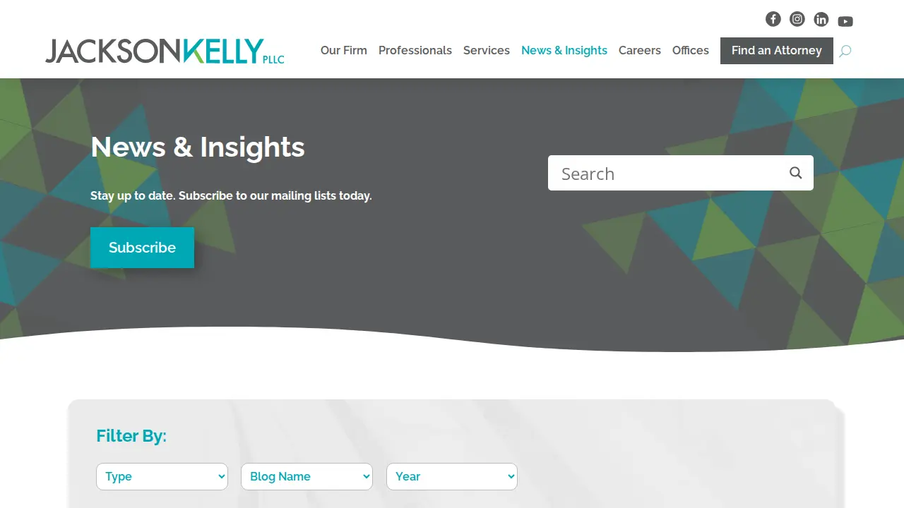 Jackson Kelly PLLC page