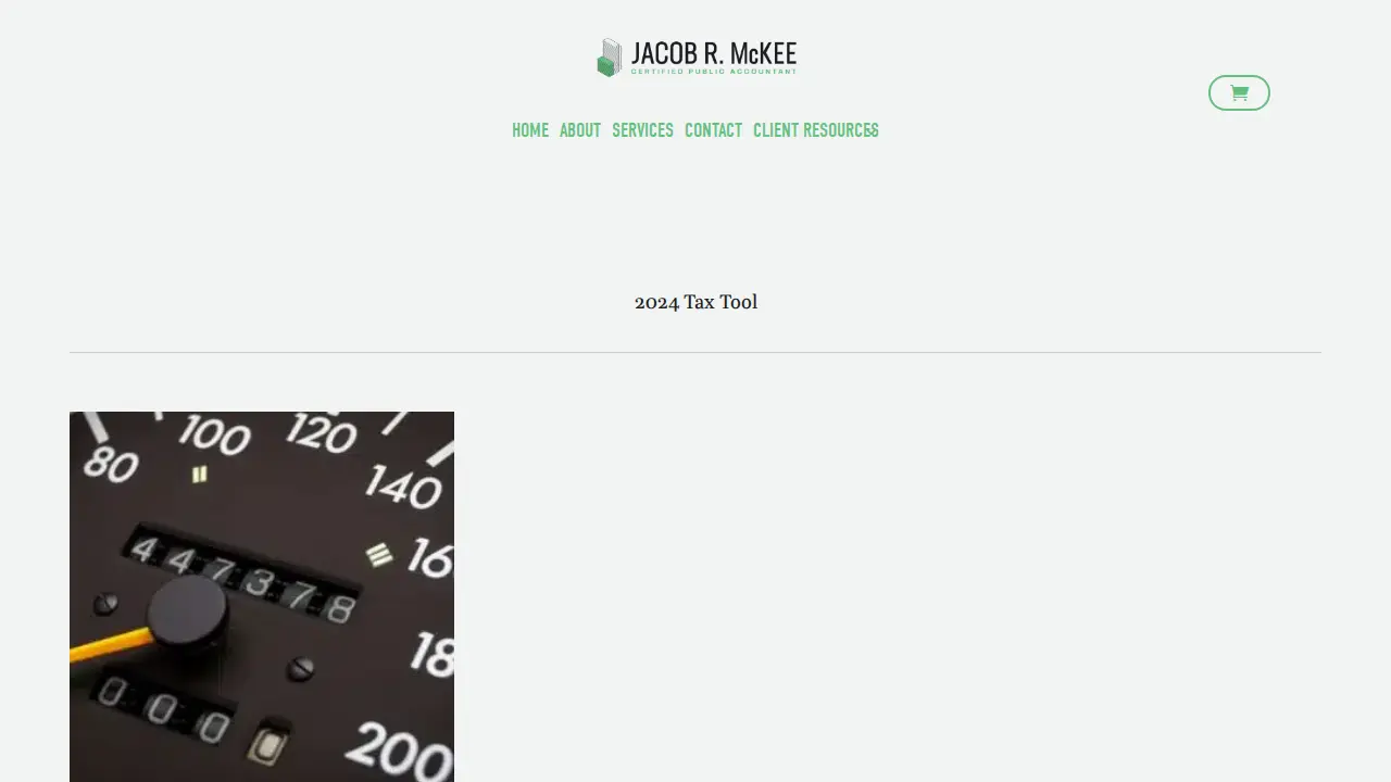 Jacob R. McKee, CPA, LLC page