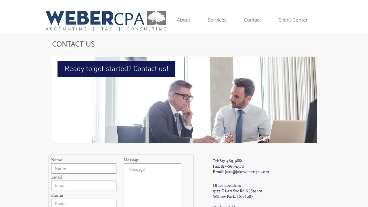 Weber CPA LLC page