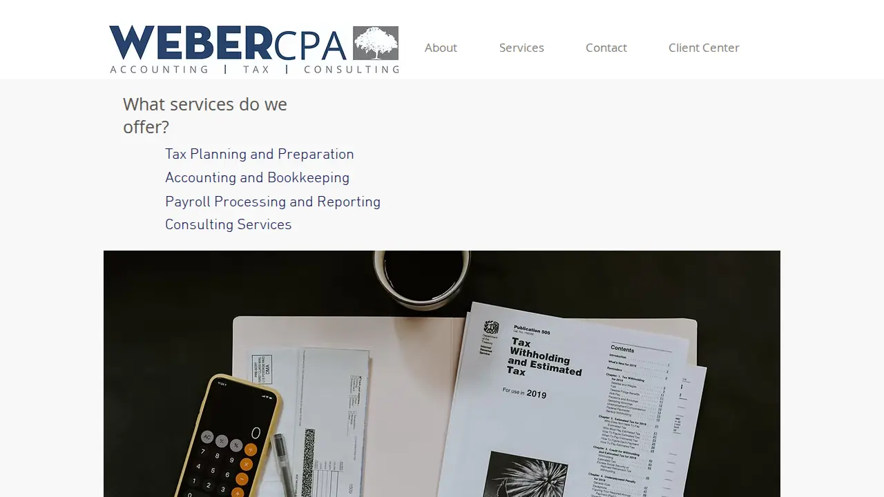 Weber CPA LLC page